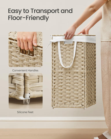 SONGMICS removable washable liner with handles for easy transport