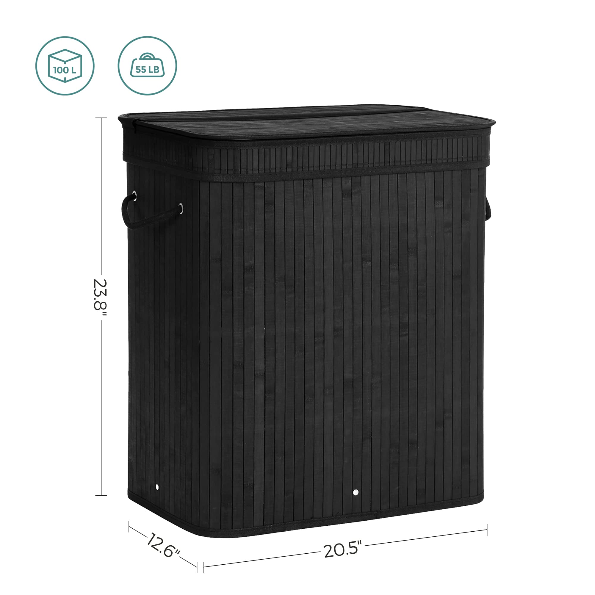 SONGMICS beside a chair for size comparison and placement help
