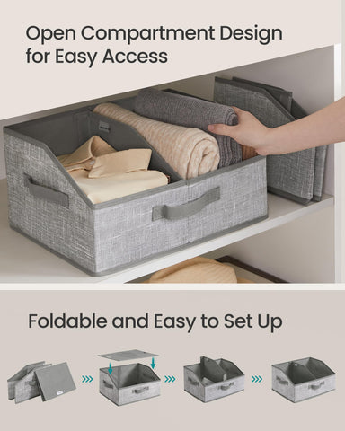 SONGMICS reinforced handles close-up for easy pull and safe transport
