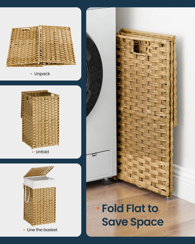 SONGMICS HOME in bathroom corner showing discreet tidy organization benefit