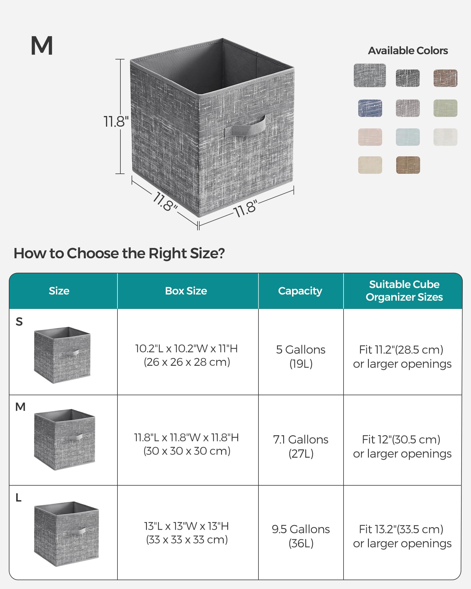 SONGMICS cubes installed in a cube shelf illustrating neat organization