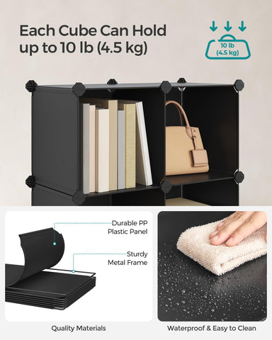 SONGMICS organizer in bedroom use storing clothes and accessories for space-saving benefit
