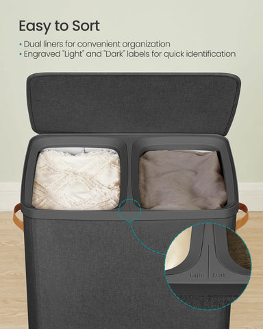 SONGMICS inner bag detail with handle for quick removal and carrying benefit