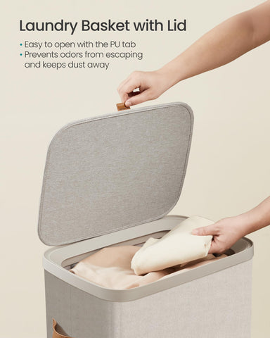 SONGMICS removable inner bag with handles demonstrating convenient carry and transport