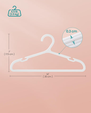 SONGMICS hangers in a child’s bedroom creating tidy organization