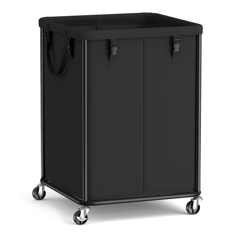 SONGMICS front view showing roomy 45 gallon capacity and upright design for organization