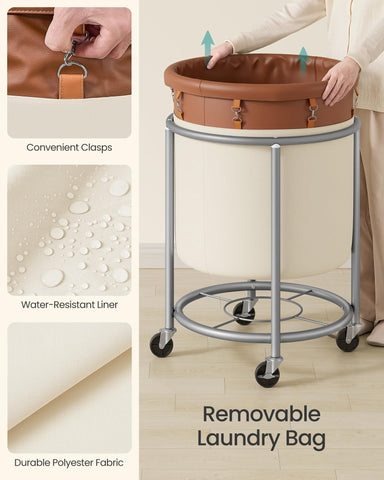 SONGMICS removed bag with PVC lining for simple cleaning benefit
