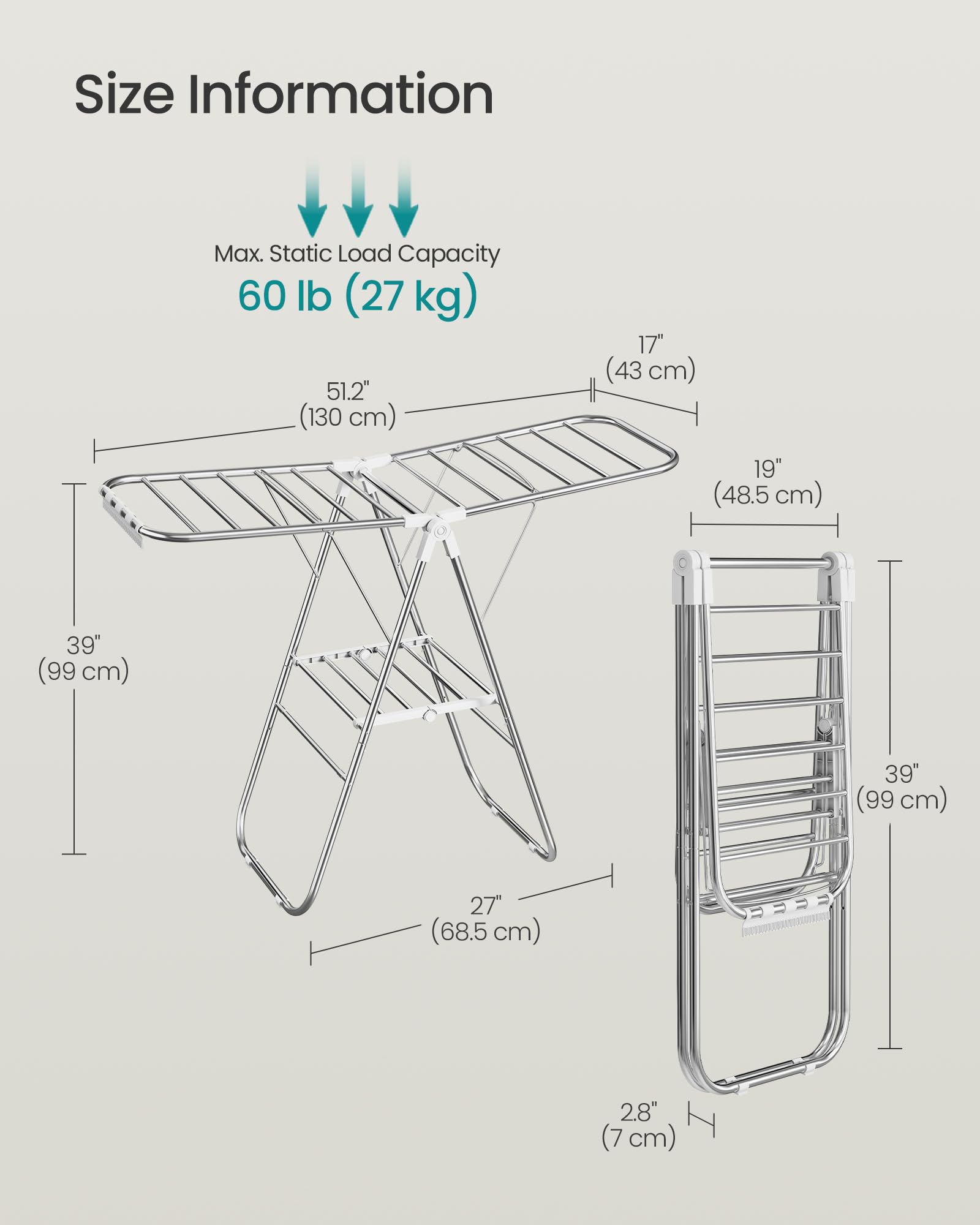 SONGMICS lifestyle scene on balcony showing portable outdoor use
