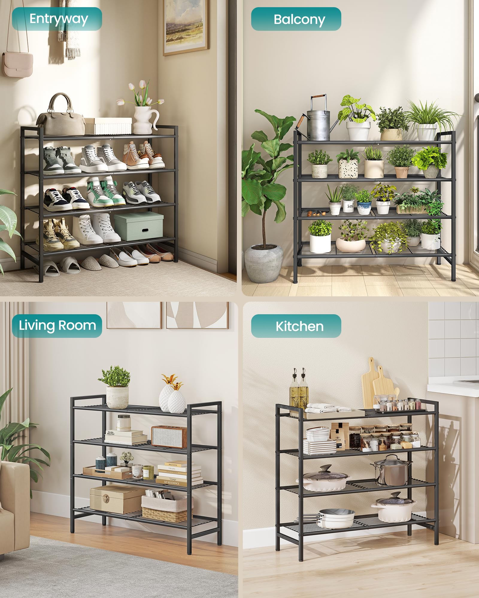 SONGMICS styled in an entryway showing quick-access organization benefit