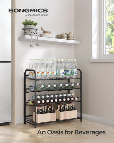 SONGMICS lifestyle entryway setup illustrating neat organized arrival space