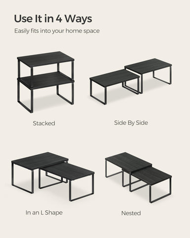 SONGMICS lifestyle kitchen display demonstrating modern look and versatile use
