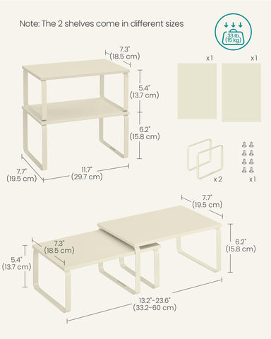 SONGMICS lifestyle kitchen setting showing organized, clutter-free counter