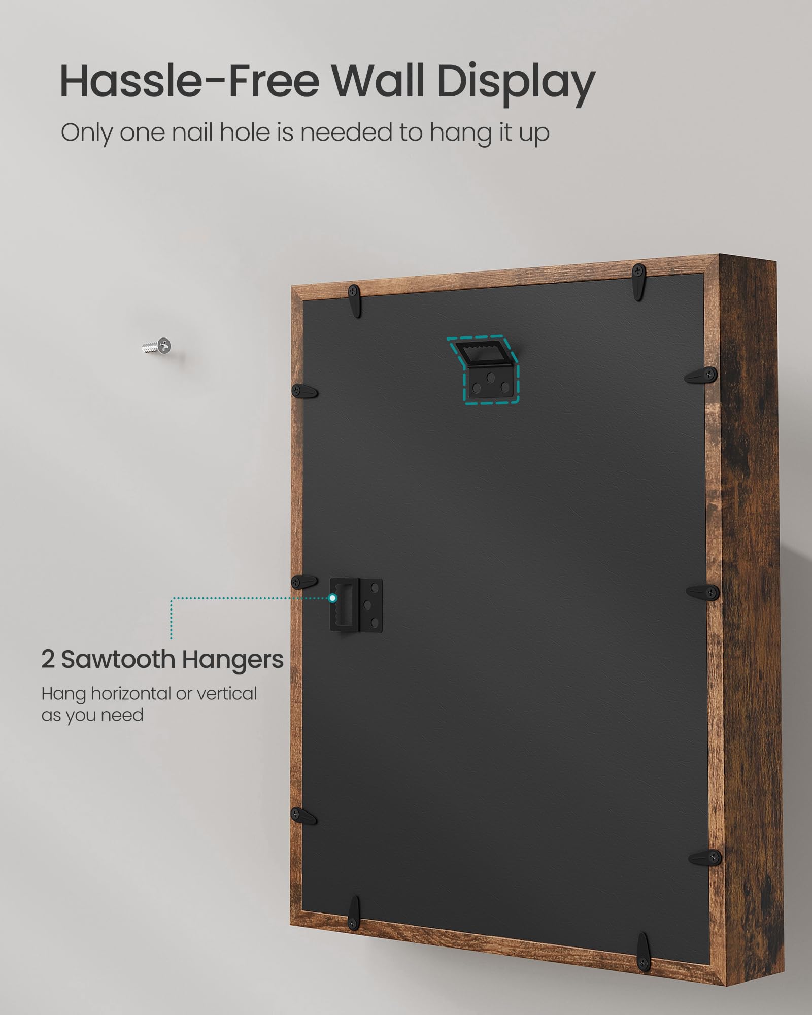 SONGMICS lifestyle shelf display showing easy placement and decorative impact