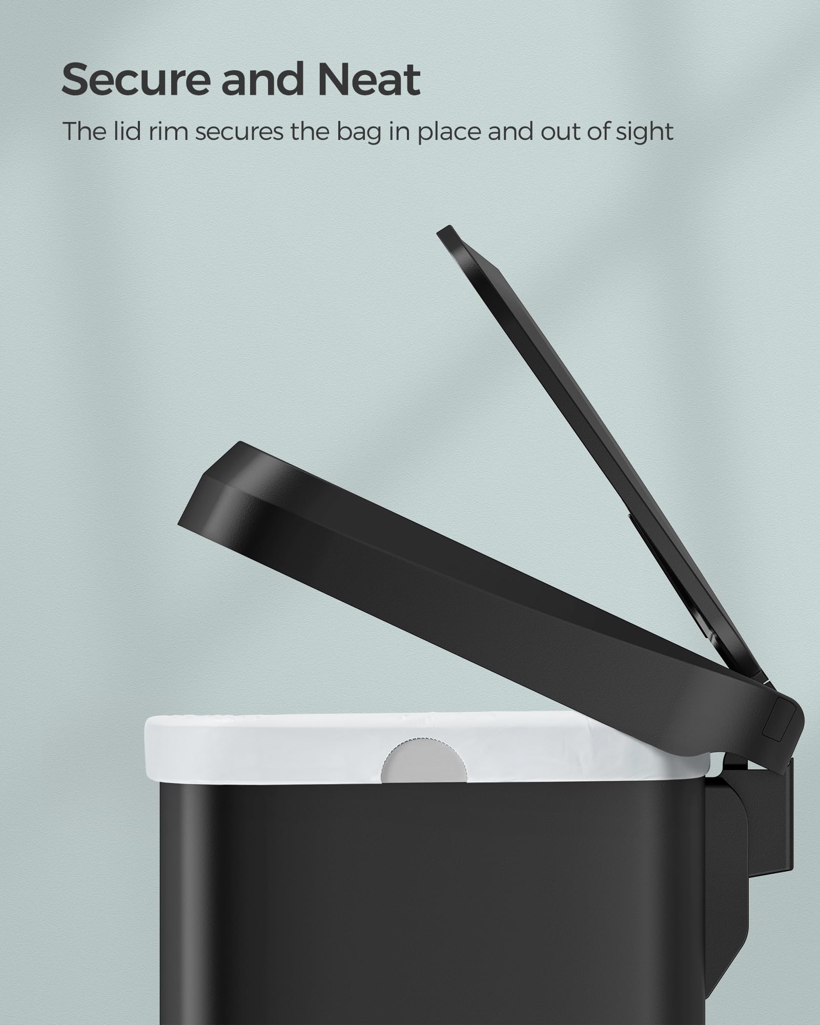 SONGMICS pack of liners included, ready-to-use convenience