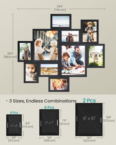 SONGMICS PVC frame edge and PS front texture illustrating durable, low-maintenance finish
