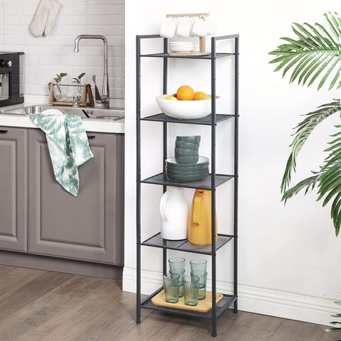 SONGMICS used as plant stand in bathroom displaying layered greenery and style