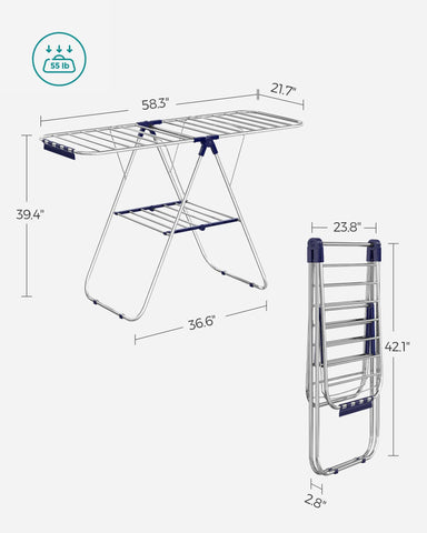 SONGMICS plastic connector and foot showing stable, durable benefit