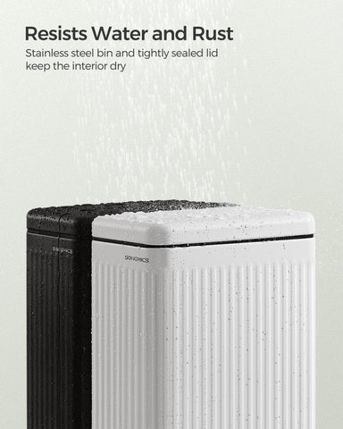 SONGMICS removable inner bucket and handle for easy emptying and cleaning