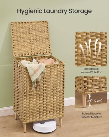 SONGMICS removable liners with handles for quick carry to washer