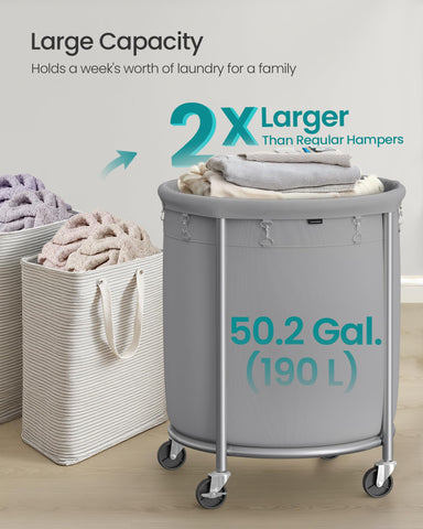 SONGMICS removable polyester bag with PVC lining for easy cleaning benefit