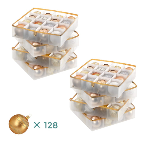 SONGMICS semi-transparent wall revealing stored decorations for easy preview