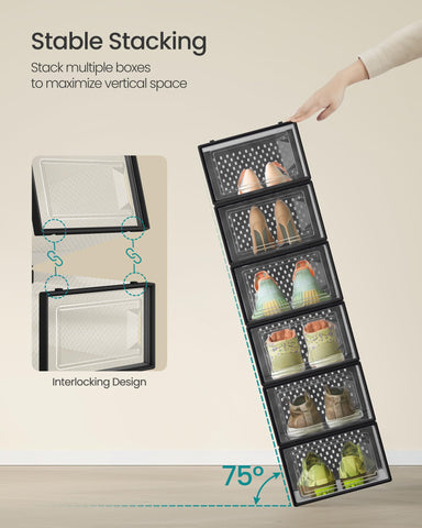 SONGMICS box side ventilation holes close-up promoting airflow and freshness