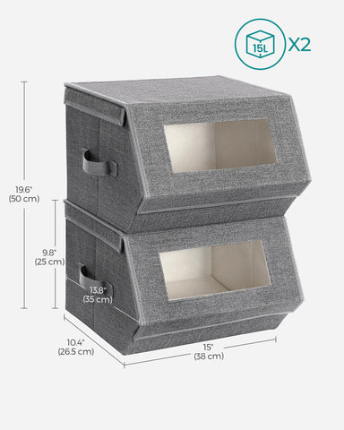 SONGMICS side handle close-up illustrating easy pull and carry