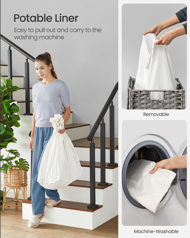 SONGMICS side pocket holding delicates for extra small-item storage