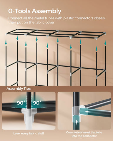 SONGMICS side pockets with accessories enabling quick access benefit