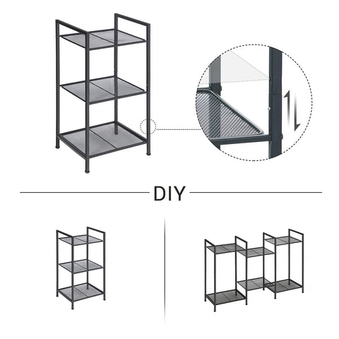 SONGMICS side profile demonstrating depth and space-saving footprint