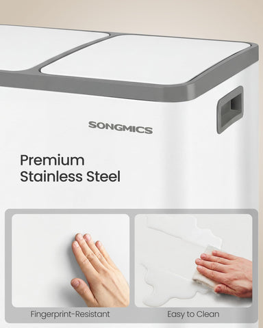 SONGMICS side-by-side size comparison illustrating scale next to cabinets