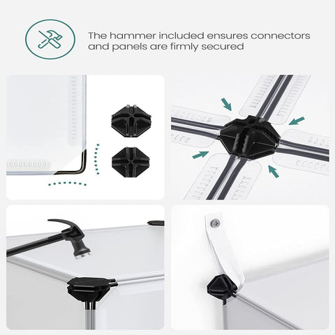SONGMICS rack with shoes for scale and efficient footprint benefit