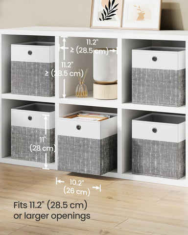 SONGMICS next to books showing scale and storage capacity benefit