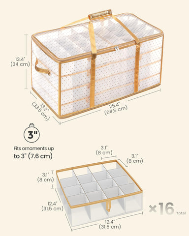 SONGMICS scale comparison with a hand to show box capacity visibly