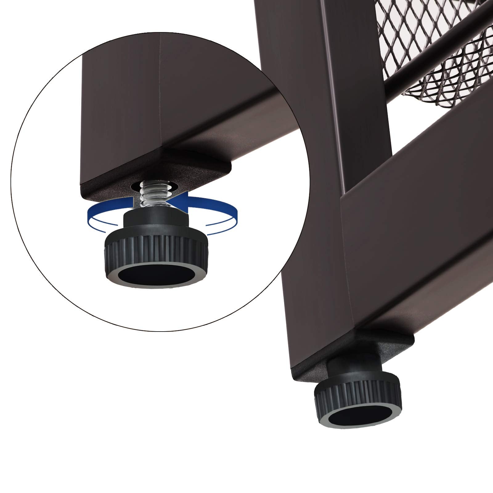 SONGMICS scale photo with tape measure showing the rack dimensions for fit planning