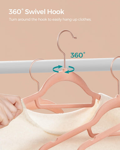 SONGMICS shoulder notch close-up securing straps and preventing garment slips