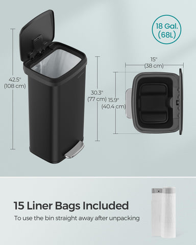 SONGMICS soft-close lid mid-motion demonstrating quiet controlled closing