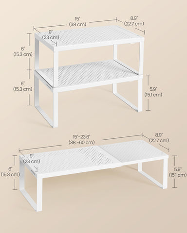 SONGMICS loaded with spice jars showing improved visibility and access benefit