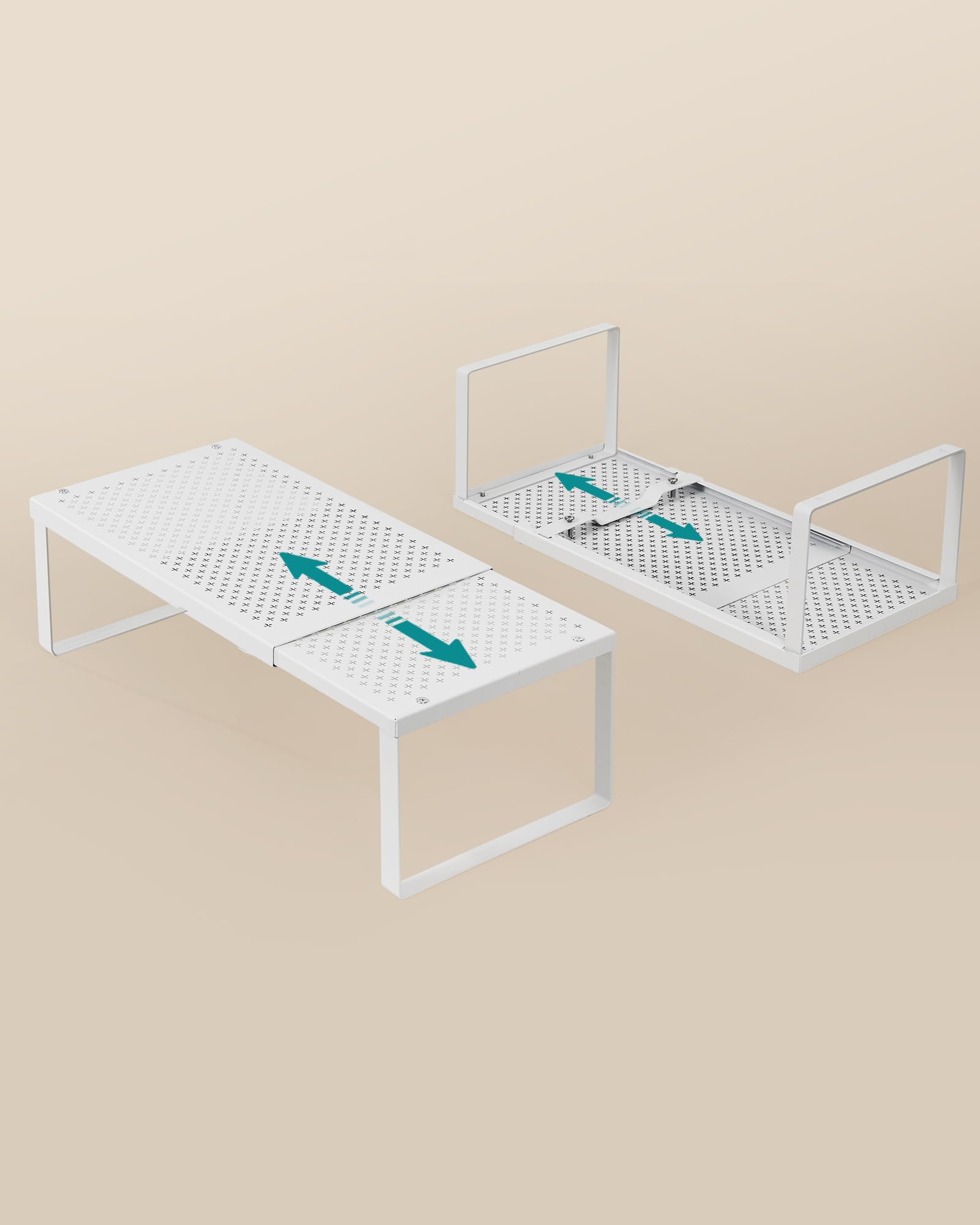 SONGMICS next to common items showing scale and space-saving benefit