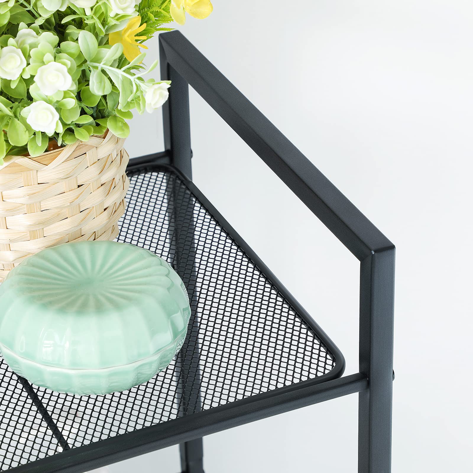 SONGMICS adjustable feet and anti-tip kit installed to improve stability