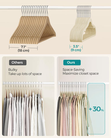 SONGMICS swivel hook rotated 360° for easy access and organized hanging