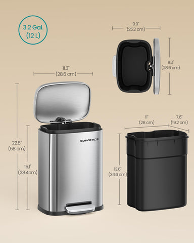 SONGMICS close-up finish resists fingerprints and stays fresh