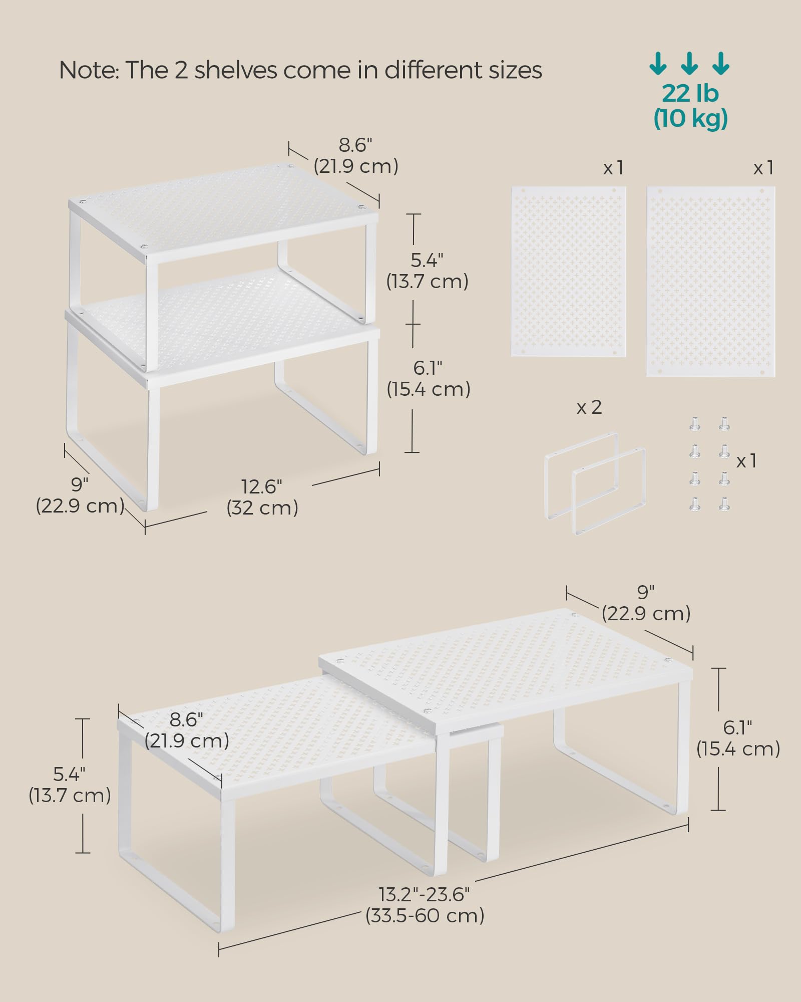 SONGMICS top view wiping surface easy-clean finish for maintenance benefit