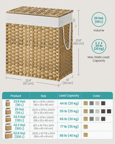 SONGMICS synthetic rattan close-up highlighting durable breathable weave