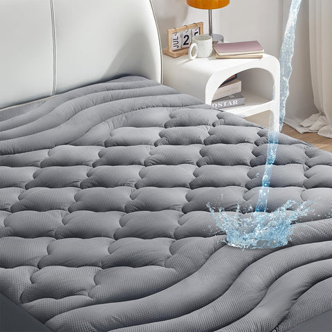Sonive front view of grey protector showing neat fit and surface comfort