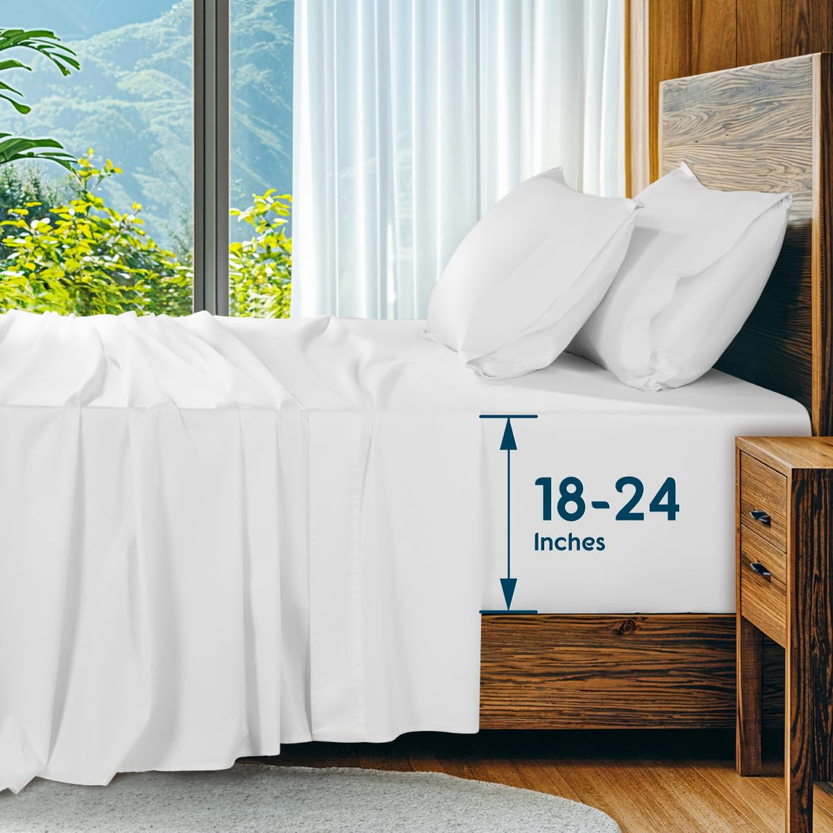 SONORO KATE front packaging view showing the sheet set and benefits