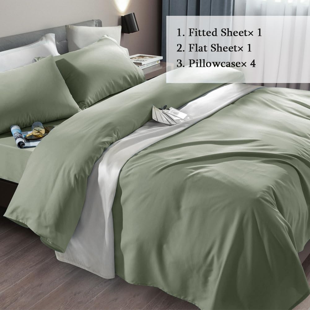 SONORO KATE fitted sheet deep pocket close-up shows elastic grip for secure mattress fit