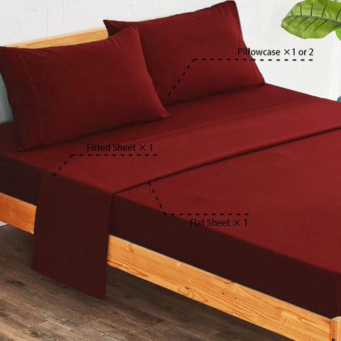 SONORO KATE fitted sheet elastic detail ensures snug secure fit