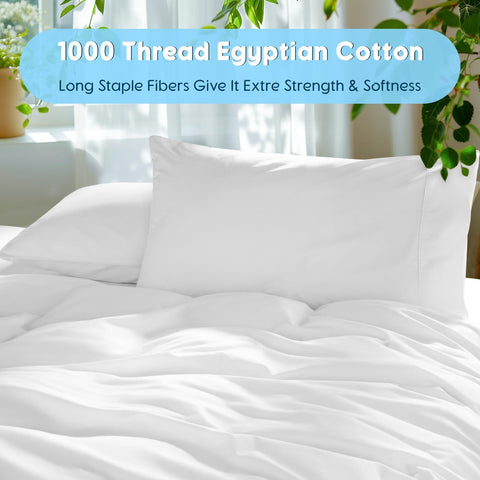 SONORO KATE flat sheet spread on bed showcasing breathable comfort