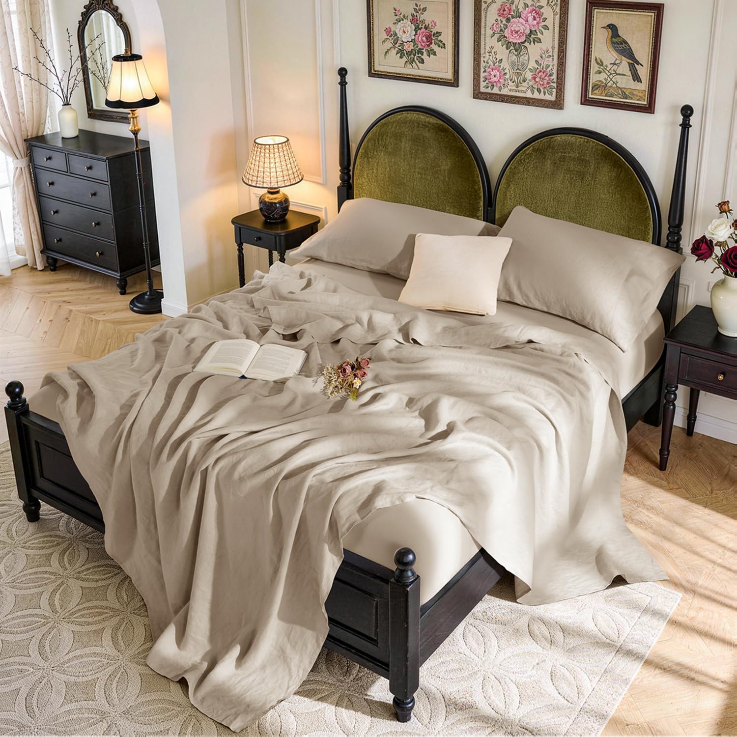 SONORO KATE front packaging showing natural flax color and complete set benefits